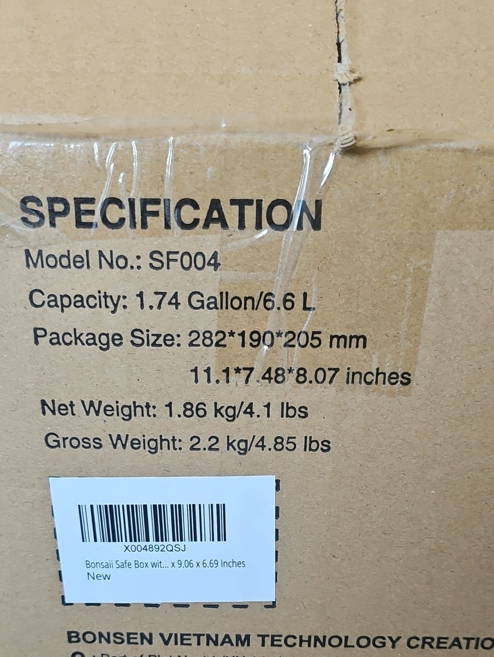 Bonsaii Bolt In Safe!! In Box New - Picture 4 of 6